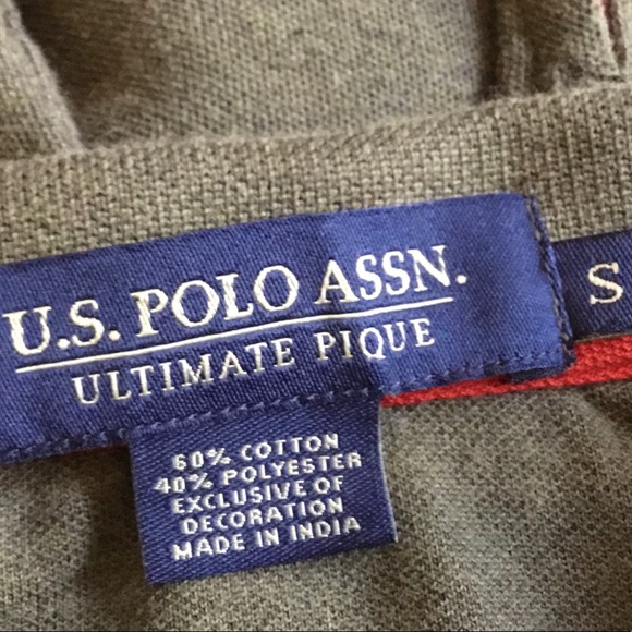 U.S. POLO ASSN. Mens size S SMALL POLO SHIRT - Picture 3 of 3